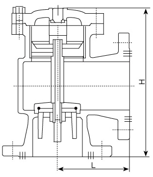 H142X液壓水位控制閥結構圖